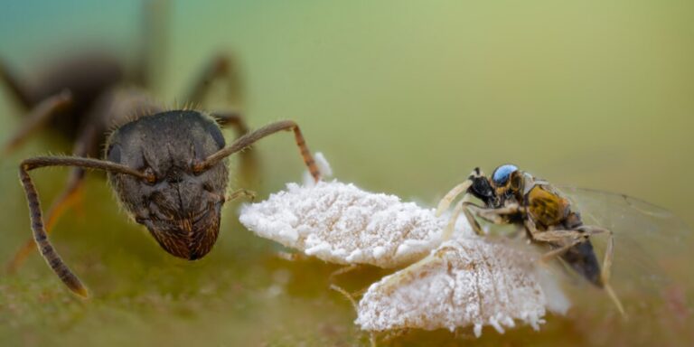 Ameisengeruch schützt Schildläuse vor parasitischen Wespen