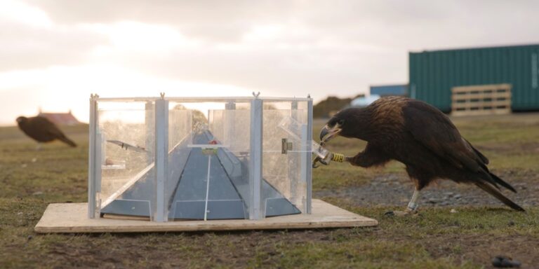Clever wie Kakadus: Geierfalken sind begabte Problemlöser